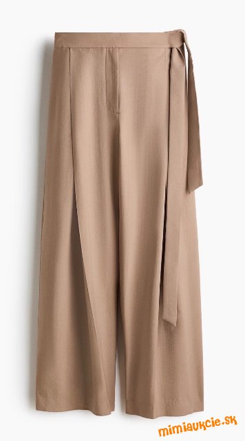 Siroke nohavice so zavazovanim - nova kolekcia H&M - v predajni 27,99eur