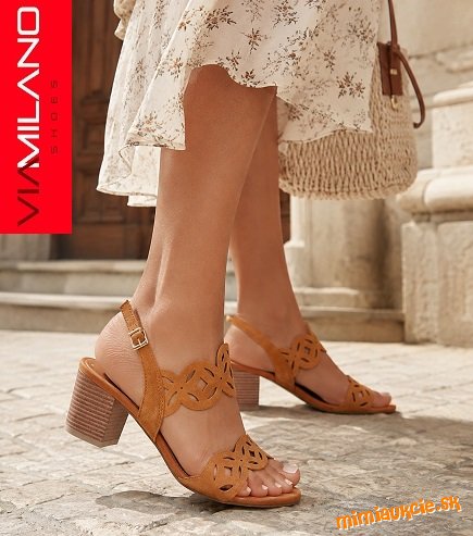 Damske sandalky VIA MILANO !!! Nove !!! Velkost 41 !!! POVODNA CENA 89 EUR