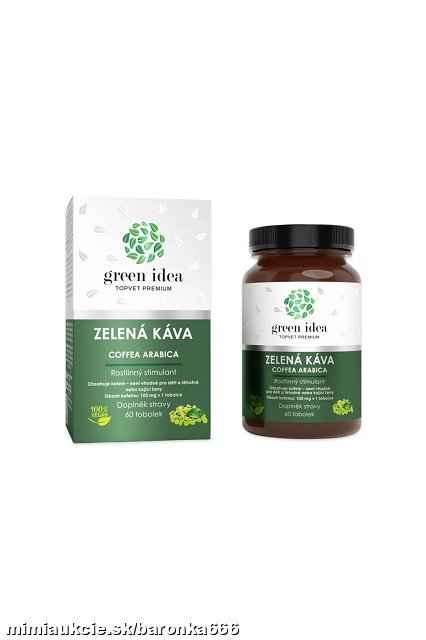 +++ Green idea Zelená káva bylinný extrakt - kapsuly - 60 ks +++