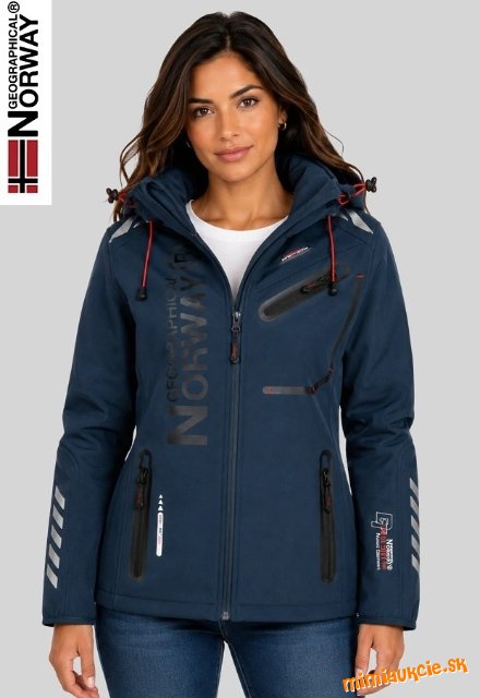 Damska softshellova bunda GEOGRAPHICAL NORWAY !!! Nova !!! Velkost XXL !!! POVODNA CENA 149 EUR