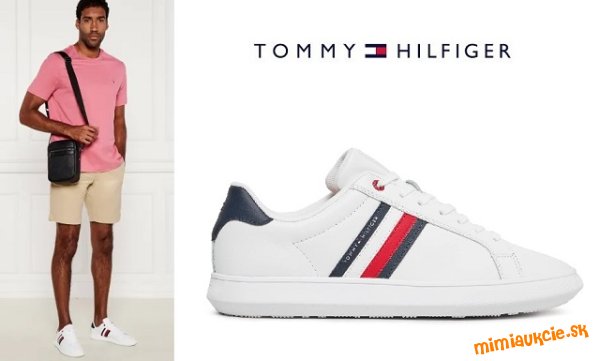 Panske tenisky TOMMY HILFIGER !!! Nove s krabicou !!! Velkost 40 !!! POVODNA CENA 109,99 EUR