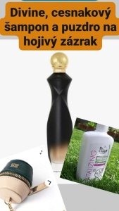 Cesnakovy sampon,parfum Divine,obal na hojivy zazrak
