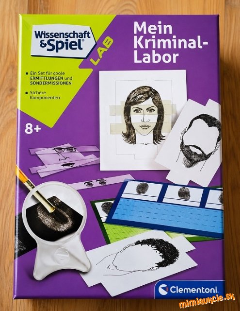 Suprava Clementoni: Moje kriminalne laboratorium !!! Nova !!! VASA CENA