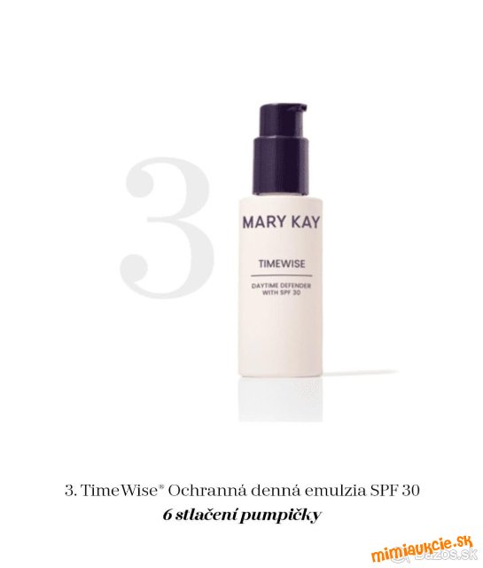 TimeWise Ochranná denná emulzia s SPF 30 s 3D komplexom pc 49€!!!