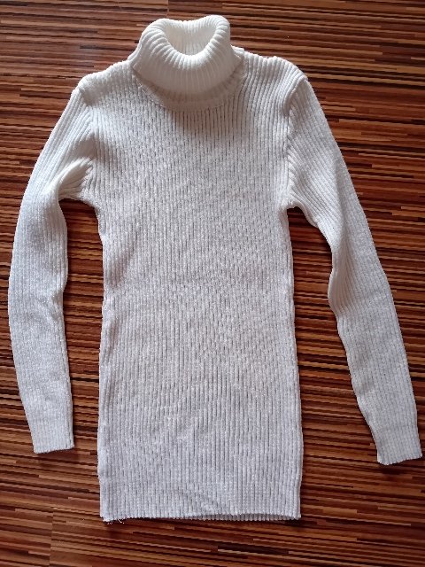 Biely elasticky,vrubkovay rolak***S/M/L***