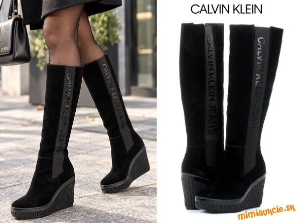 Damske cizmy CALVIN KLEIN !!! Velkost 41 !!! POVODNA CENA 224 EUR