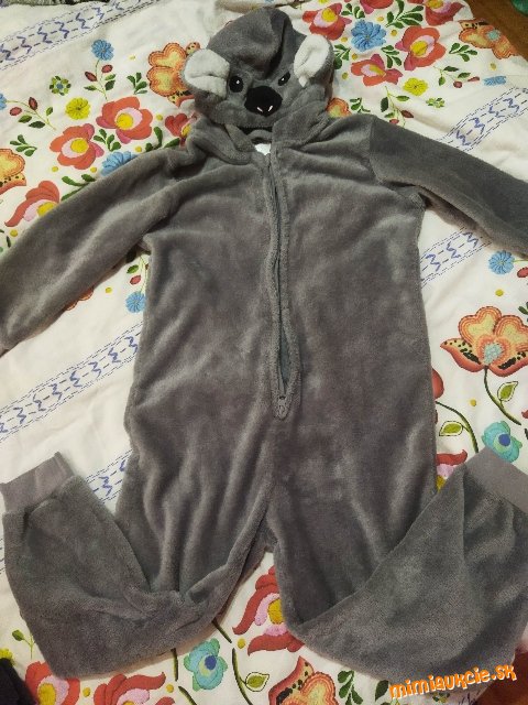 Huňatý overal koala unisex č. 128