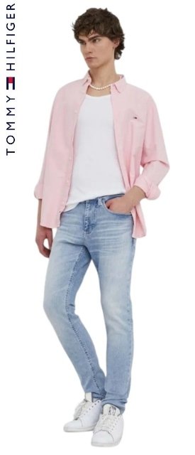 Panske riflove nohavice TOMMY JEANS !!! Nove s visackami !!! POVODNA CENA 79,90 EUR