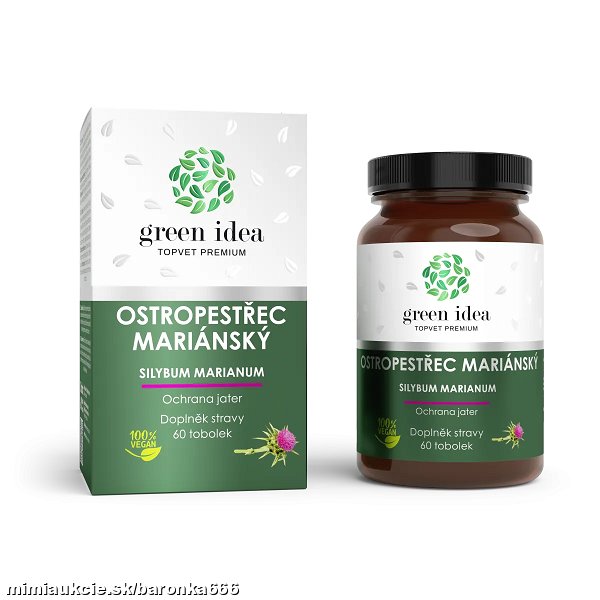 *** Pestrec bylinný extrakt - 60 kapsúl *** -pečeň a detoxikácia organizmu...