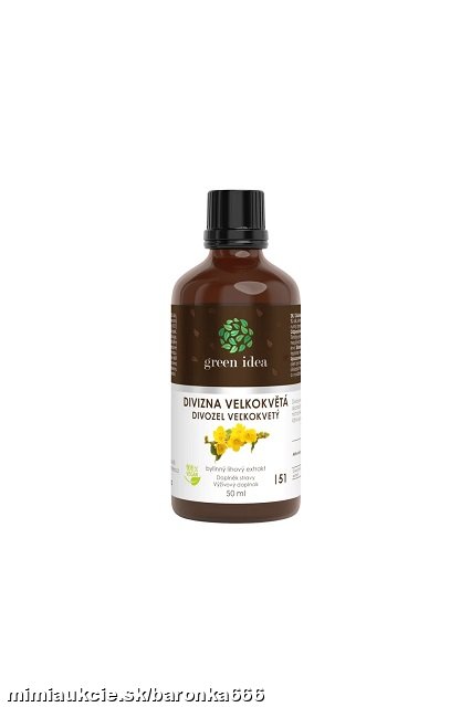 +++ Divozel veĺkokvetý  tinktúra - kvapky 50 ml +++ - trávenie , močové cesty , ĺadviny...