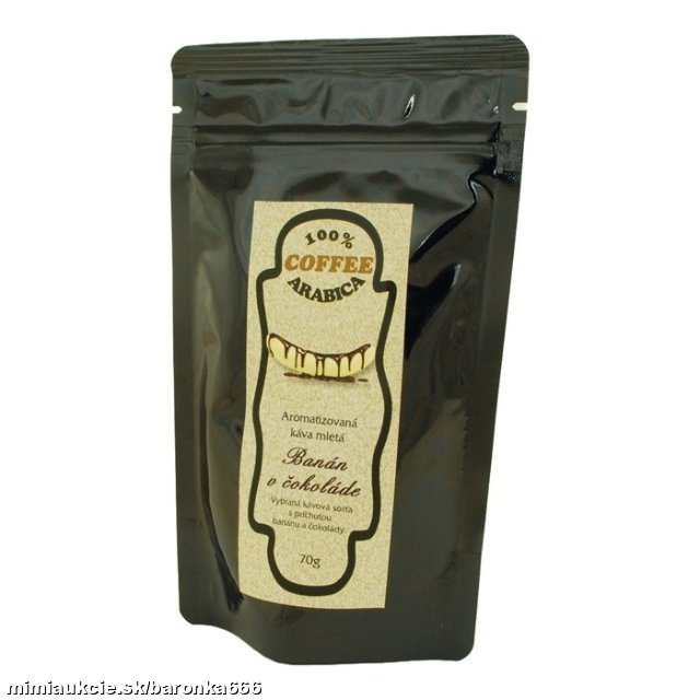 +++Káva mletá Banán v čokoláde 70g+++